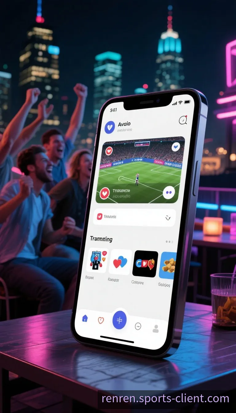 人人App 高清赛事直播客户端界面预览